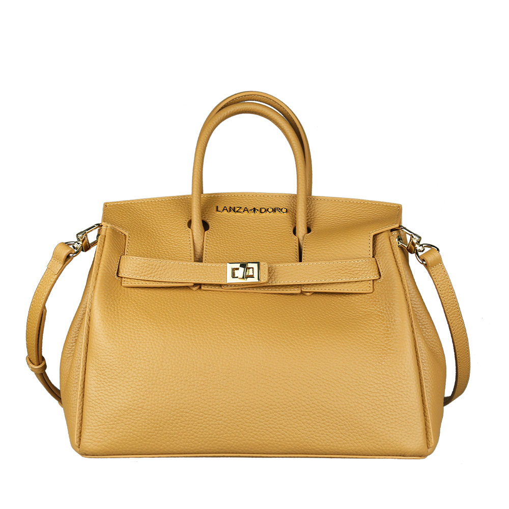 Túi da bò hạt form HM Lanzadoro Bellezza - Moda Italia